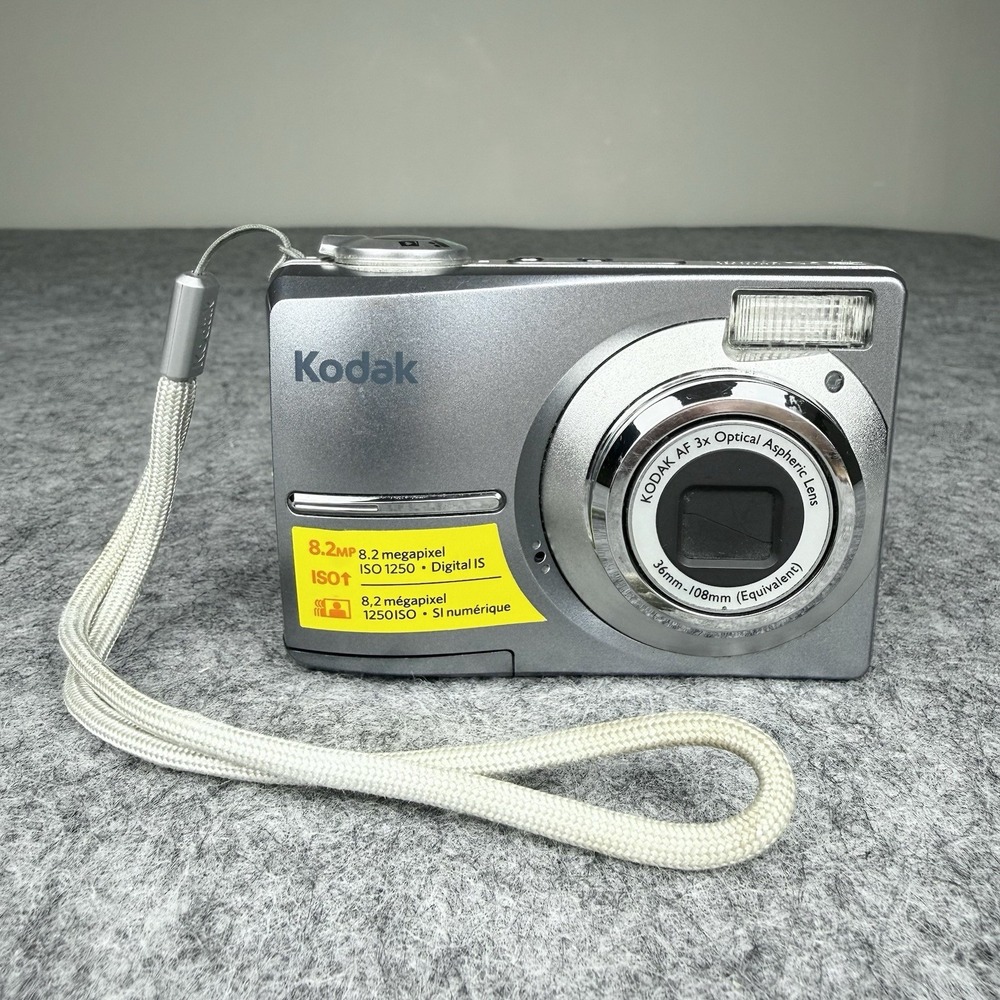Kodak Digital Camera EasyShare C813 8.0MP Silver Y2K TESTED WORKING